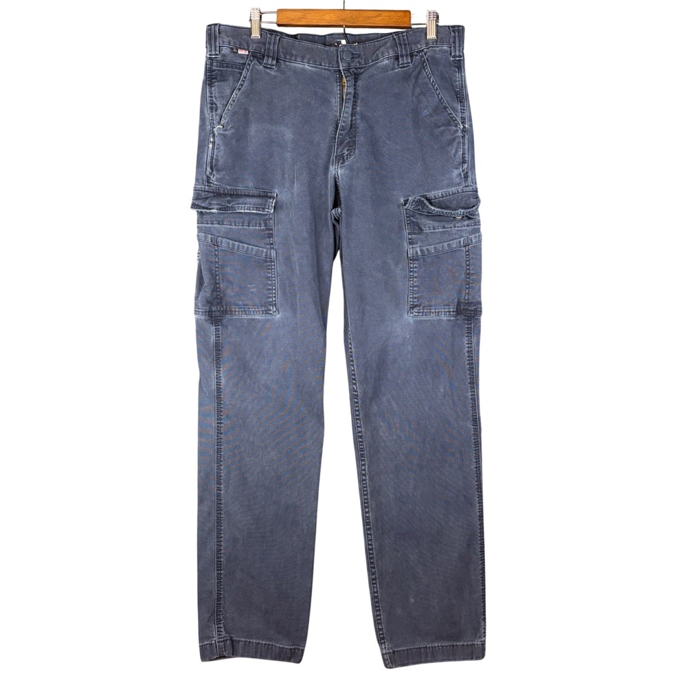Carhartt FR Flame Resistant Relaxed Fit Cargo Pants Navy Blue 36x34 Streetwear